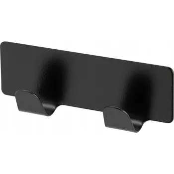 Věšák Věšák s háčkem samolepicí Niko "2 černý