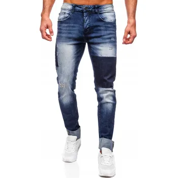 PÁNSKÉ DŽÍNY SLIM FIT TMAVĚ MODRÉ MP0144BS DENLEY_32/M