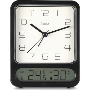 Budík Budík Hama černý, 9,5 cm