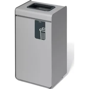 Odpadkový koš Kovový koš na tříděný odpad, Antracit