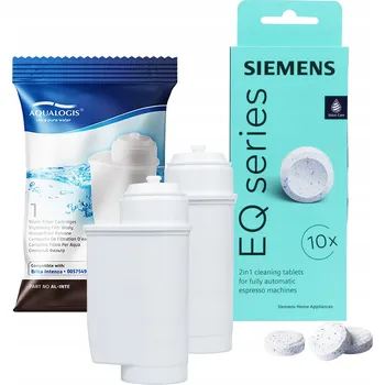 Kávovar Čisticí tablety Siemens TZ80001 + 2x Vodní filtr pro kávovar AL-Inte