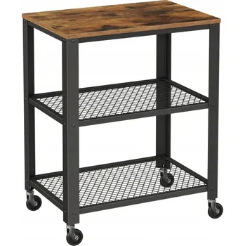 Dílenský regál Kovový regál do skladu, 77,5 x 60 x 40 cm, nosnost 80 kg na polici