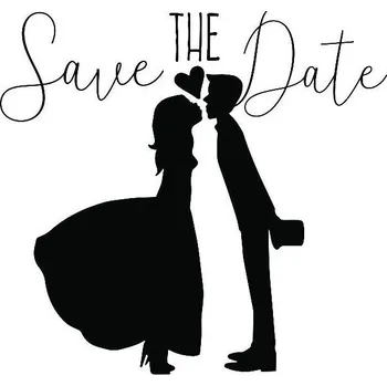 Hračka Dřevěné razítko Aladine velikost F - save the date, náš den