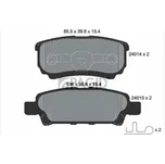 Sada brzdových destiček, kotoučová brzda PAGID T1395N