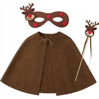 Karnevalový kostým KOSTÝM SOB SADA JELÍNEK SADA RUDOLF ČELENKA HŮLKA HNĚDÁ 116-140