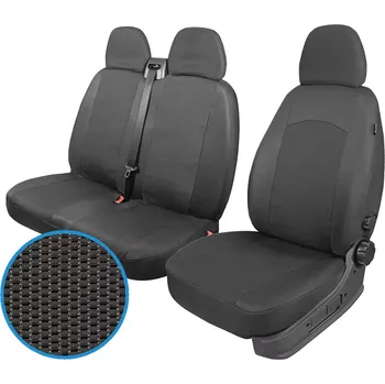 Potah sedadla Automega Autopotahy RENAULT TRAFIC III , 3 místa, FACELIFT, od r. 2019, grafit