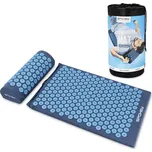 Akupresurní masážní podložka s polštářem Spokey AKUMAT, 66x42cm modrá