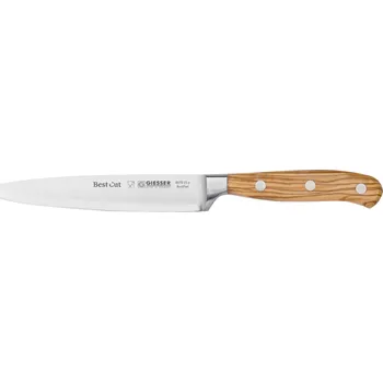 Kuchyňský nůž Giesser Messer Nůž filetovací kovaný 18cm gm-826418, olivový