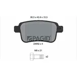 Sada brzdových destiček, kotoučová brzda PAGID T1774N