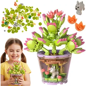 Hračka 3D Stavebnice květina – BONSAI 172 dílků