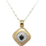 Zlatý Přívěsek s Černým Kamenem 7150595