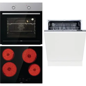 Set domácích spotřebičů Mora VT 221 GX + Sklokeramická vestavná deska MORA VDS 63 C + Myčka MORA IM 6223 + DOPRAVA ZDARMA