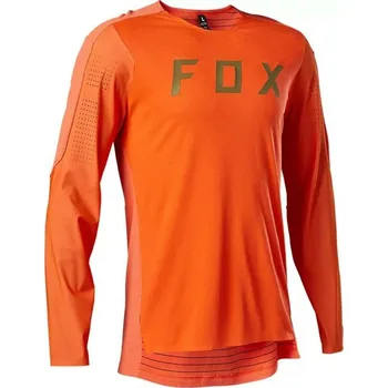 cyklistický dres Dres Fox Dres Fox Flexair Pro 28865 pánský kr.r. fluo orange M M
