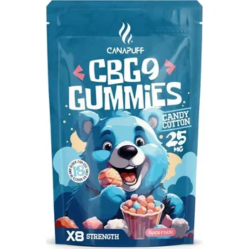 CBD Canapuff - CBG9 Gummies (Candy Cotton)