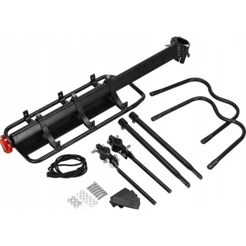 Pouzdro na mobilní telefon TYLNY BAGAŻNIK ROWEROWY HLINÍKOVÝ UNIVERZÁLNÍ NOSIČ NA KOLO PRO NÁKUPY