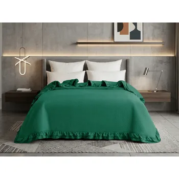 Přehoz na lůžko Přehoz na postel MONTEGO, zelený Rozměr: 200 x 220 cm