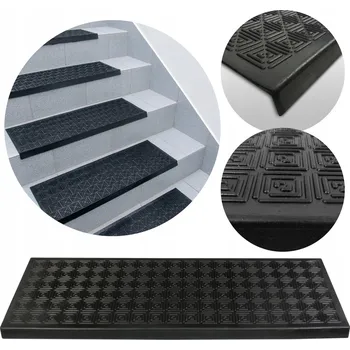 Gumová protiskluzová nášlapka / rohožka na schody 25x75 cm