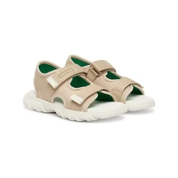 Dámské sandále Sandály Calvin Klein Velcro Sandal V1B2-83321-1564 Béžová 34
