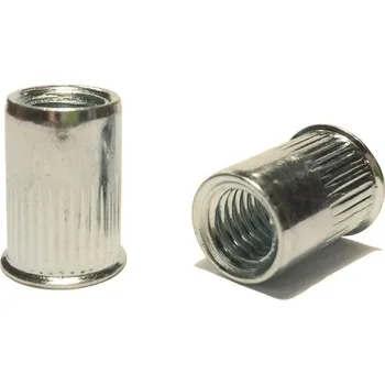 Matice A2-MZH-M8 3,0-6,0 fasty nerez nýtovací matice s malou zapuštěnou hlavou - otevřená rýhovaná