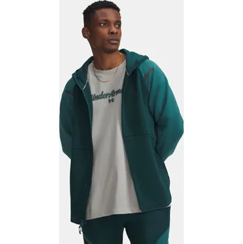 Pánská mikina Under Armour Pánská mikina UA Unstoppable Flc FZ HD 1389352-919 Zelená MD