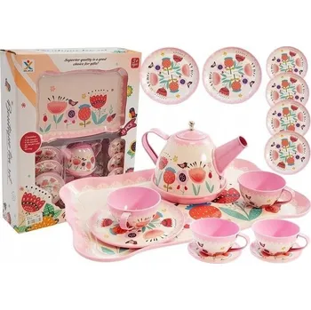 Čajová Sada Šálky Konvice Podšálky 14 dílů