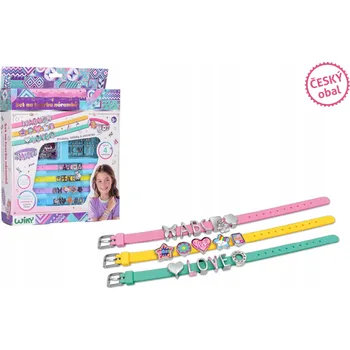 kreativní sada Sada pro tvorbu náramků s písmenky - kreativní sada pro děti od 5 let