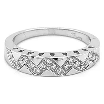 Prsten Zlatý Prsten s Diamanty 2010269