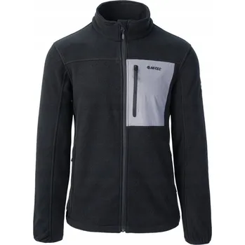 Pánská mikina Polar Pánská HI-TEC HENIS II Mikina Fleecová Silná rozepínací 3XL