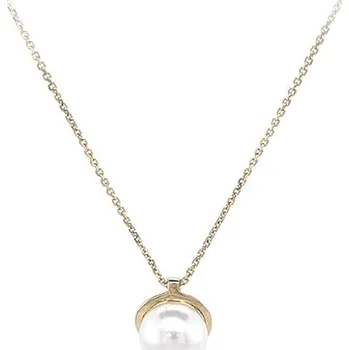 Náhrdelník Zlatý Dámský Náhrdelník s Perlou 7151597