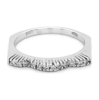 Prsten Zlatý Prsten s Diamanty 2010299