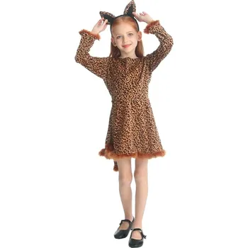 Karnevalový kostým Kostým vel. S 100-110 cm, motiv leopard