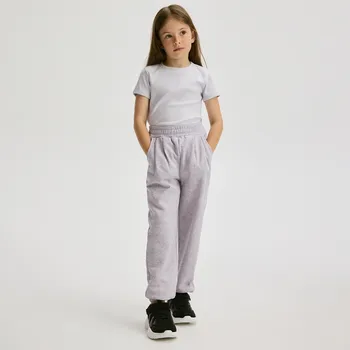 Reserved - Tepláky se stahovacími lemy - levandulová - 722EG-04M - 722EG-04M-140