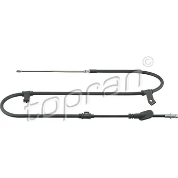 Lanko parkovací brzdy TOPRAN Tažné lanko, parkovací brzda 821 038