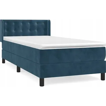 Postel Čalouněná jednolůžková postel VidaXL 100x200 cm bílá