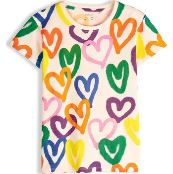 Dívčí oblečení GATE Bavlněné tričko s potiskem 8Y 426-0076/116