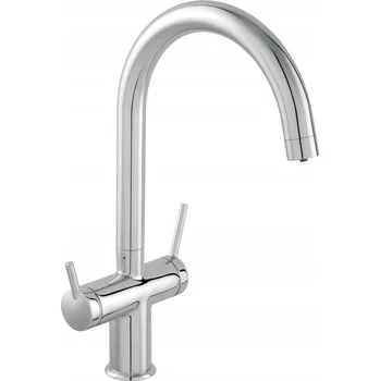 Vodovodní baterie Kuchyňská stojánková baterie Ferro Filtrata stříbrná