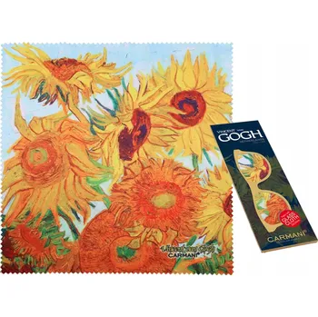 Utěrka Hadřík na brýle - V. Van Gogh. Slunečnice