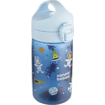 Kojenecká láhev Canpol babies Lahev pro děti JUNIOR 400ml modrá