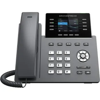 Stolní telefon Grandstream GRP2624 SIP telefon, 2.8'' TFT bar. displej, 12 SIP účty, 4 pr. tl., 2x1Gb, WiFi, BT, GRP2624