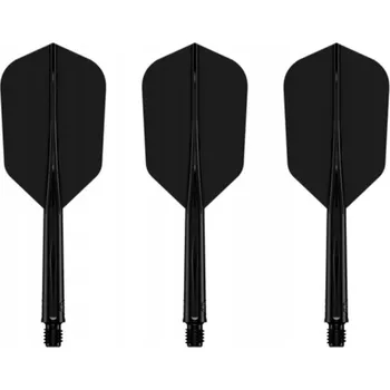 Příslušenství pro šipky Shafty Mission Force 90 Tweenie Black Slim 3 ks
