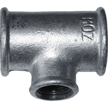 Vrták T-rozdělovač Pozink ČERVENÝ pozink 11/2X11/4X11/2 palce