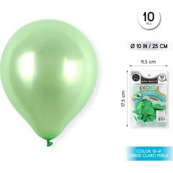 Balónek Světle zelený latexový balónek - narozeninová dekorace