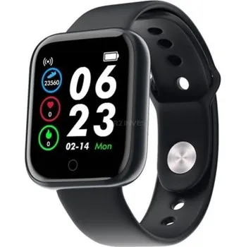 Chytré hodinky Smartwatch Y68s, černý