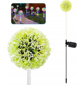 Venkovní osvětlení DEKORACYJNE LAMPY LED KVĚTINY SOLÁRNÍ 71CM IP65 2X ZMĚNA BAREV
