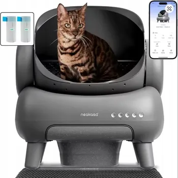 Toaleta pro kočku Neakasa M1 automatická samočistící kočičí toaleta pro kočky, kontrola zápachu