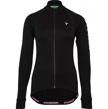 cyklistický dres Dres Silvini Dres Silvini Leverona WD2211 dámský dl.r. black/blush XXL XXL