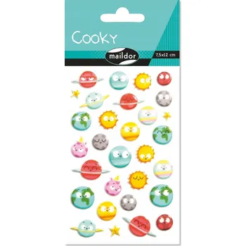 samolepka Samolepky Vypouklé Planety