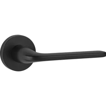 Dveřní kování CB - ROBOQUATTRO ID41 - R klika/klika, bez spodní rozety Černá matná (NM)