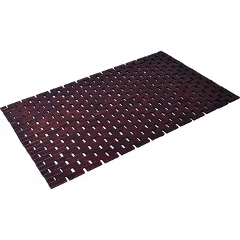 Koupelnová předložka Koupelnová předložka Gockowiak hnědá bambusová 80x50 cm protiskluzová 7 mm