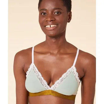 Podprsenka ETAM MODRÁ PODPRSENKA BRALET S KRAJKOU (85D)